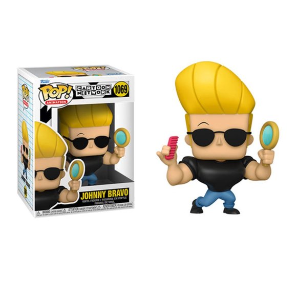Funko Other - Funko Pop! Animation: Cartoon Network #1069 - Johnny Bravo (Mirror & Comb)